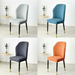 Chair Covers Curved Elastic Cover Nordic Dining Fan-shaped Backrest Special-Shaped Universal Simple Stool