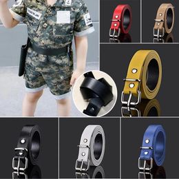 Belts High Quality Children Leather For Boys Girls Kid Casual PU Waist Strap Waistband Jeans Pants Trousers Adjustable