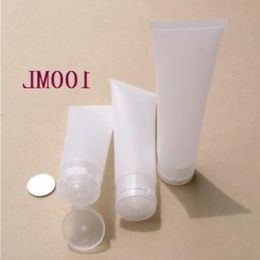 100ml Plastic grind arenaceous clamshell packaging hose,cleanser/hand cream/emulsion/toothpaste repackaging tube Bjhbo