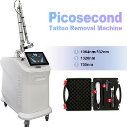 Picosecond Laser Machine Q Switched Nd Yag Pico Laser Tattoo Removal Acne Treatment Spot Pigment Eyebrow Freckle Remover Skin Care Equipment