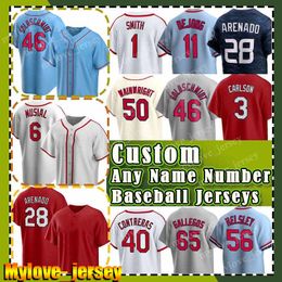 Nolan Arenado Baseball Jerseys Paul Goldschmidt Dylan Carlson Ozzie Smith Walker Giovanny Gallegos Willson Contreras Ryan Helsley Yadier Molina Adam Wainwright