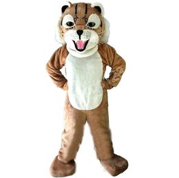 2024 Adult size tiger Mascot Costumes Halloween Fancy Party Dress Cartoon Character Carnival Xmas Advertising Birthday Party Costume Outfit