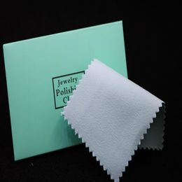 100pcs silver polish cleaning polishing cloth with package silver cleaning cloth wiping cloth of silver jewelry suede maintenance2192