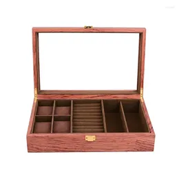 Watch Boxes Rosewood 5 Jewellery Ring Sunglasses Storage Boxwatch Organise Case European Style Japanese Korean Durable