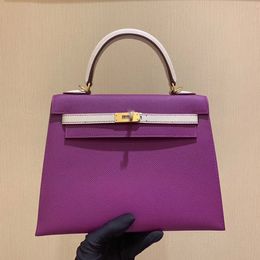 Fashion designer handbag Custom Size tote bag Top quality handcrafted sewing platinum bag Crocodile calfskin epsom Optional combinations of materials and Colours