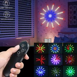 Other Event Party Supplies Fireworks LED Light Strip RGB Dream Color Changing Remote Control Firework 18 Modes Christmas Living Room Decoration Gift 231026