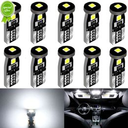 New 10 PCS Car LED Bulb T10 W5W Signal Light Canbus 12V 7000K 3030SMD White Auto Interior Dome Reading Wedge Side Door Trunk Lamps