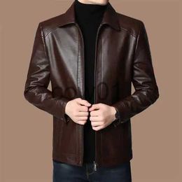 Men's Leather Faux Leather 2023 Men Leather Suit Jacket Men Slim Fit Blazer Pu Coat Fashion Leather Jacket Streetwear Casual Blazer Jackets Male Outerwear J231026