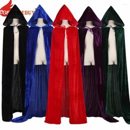 Theme Costume CostumeBuy Unisex Mantle Hoodie Cloak Coat Wicca Robe Medieval Cape Shawl Halloween Cosplay Party Witch Wizard Costumes S-XL