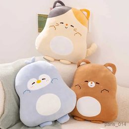 Stuffed Plush Animals Squishy Toy Animal Cat Bear Plush Toys Cute Penguin Doll Girls Bed Sleeping Cushion