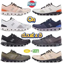 x On Cloud Top Running 3 Running Shoes Rose Sand Midnight Heron Fawn Magnet Black Ivory Frame Sport Sneakers Rebound Leisure Fitness Runner Shoe