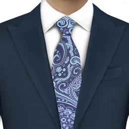 Bow Ties LYL 6CM Blue Paisley Jacquard Neckties Accessories Wedding Guests Elegant Slim Men Italian Silk Tie Gifts For Gentleman