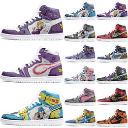 New Customized Shoes 1s DIY shoes Basketball Shoes damping men 1women 1 Anime Character Customized Personalized Trend Versatile Outdoor Shoes