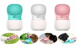 Portable Pet Dog Water Bottle Travel Puppy Cat Dispenser Outdoor Drinking Bowl Feeder 350ml 500ml for Small Large Dogs Y2009175536654