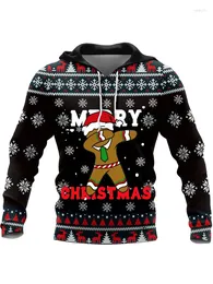 Men's Hoodies MERRY Christmas Holiday 3D Printed Cool Santa Claus Pattern And Women's Sweat Shirt Children's Sweatshirts For Men