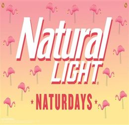 Naturdays Natural Light Banner Flag Pink 3x5ft Printing Polyester Club Team Sports Indoor With 2 Brass Grommets2122314