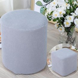 Chair Covers Fashion Comfortable Touch Dust-proof Polyester Living Room Bedroom Stretch Cloth Stool Cover Decor Decorative