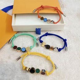 Unisex Bracelet Fashion Bracelets for Man Women Jewelry Adjustable Necklace Channel 4 Colors202d