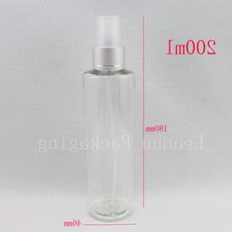 200ml X 30 Aluminium fine spray perfume bottle for personal care ,empty clear plastic refillable perfumes bottle wholesale Khxiu