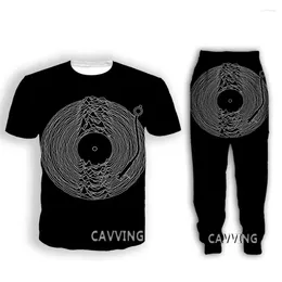 Men's Tracksuits Joy Divisio 3D Print Casual T-shirt Pants Jogging Trousers Suit Clothes Women/ Sets