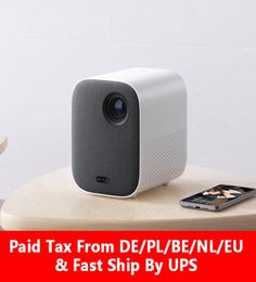Xiaomi Youpin Mini Projector DLP Portable 19201080 Support 4K Video WIFI Proyector LED Beamer TV Full HD for Home Cinema from You6021022