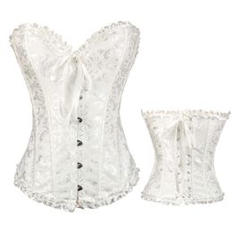 Corset top for women Renaissance court style vintage corset Shapewear lingerie Lace midriff control slim crop tube top
