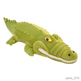 Stuffed Plush Animals Stuffed Animal Simulation Alligator Plush Toy Lifelike Dolls Funny Cushion for Children Birthday Gifts R231026