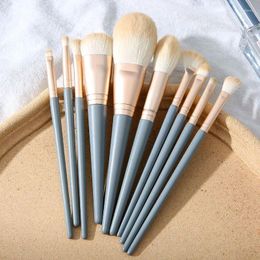 Makeup Brushes 10pcs/set Soft Fluffy Eye Shadow Foundation Brush Women Cosmetic Powder Blush Blending Set Tools