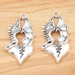 Pendant Necklaces 15 Pieces Tibetan Silver Halloween With Bat Wing Charms Pendants For DIY Necklace Jewellery Making Accessories