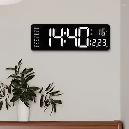Wall Clocks Large Screen Function Display Digital Clock Simple Living Room Decoration LED