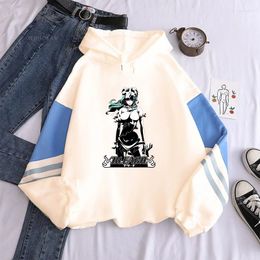 Men's Hoodies Men Women Anime BLEACH Grimmjow Jaegerjaques Streetwear Patchwork Sweatshirt Harajuku Unisex Long Sleeve Pullover