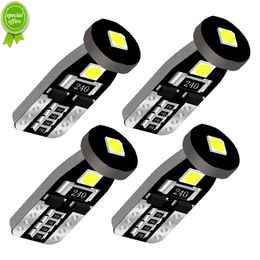 New 4 PCS T10 W5W LED Bulb For Car Signa Light Canbus No Error DC 12V 7000K White Auto Interior Dome Lamp Wedge Side Trunk Lamp