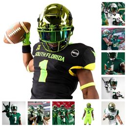 South Florida Bulls Football Jersey 56 Cole Skinner 84 Cade Roberts 33 Timarcus Simpson 46 Andrew Stokes 26 Tavin Ward 75 Andrew Kilfoyl 88 Teigan Martin