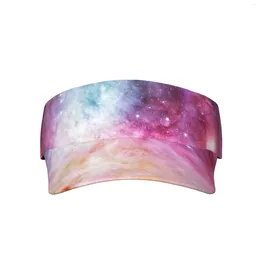 Шариковые кепки Galaxy Nebula унисекс, спортивный солнцезащитный козырек, регулируемая шляпа с защитой от ультрафиолета, кепка для пляжа, бассейна, гольфа, тенниса