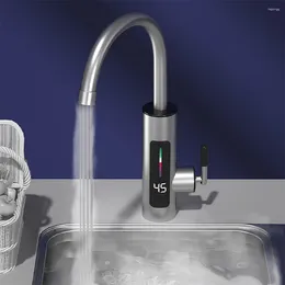 Bathroom Sink Faucets 3000W 360°Electric Kitchen Water Heater Tap Instant Stainless Steel Faucet Cold Heating