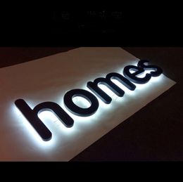 custom shop front sign LED backlit illuminated sign letters