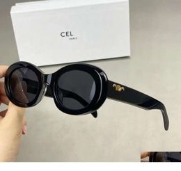 Sunglasses Retro Cats Eye for Women Ces Arc De Triomphe Oval French High Street Drop Delivery Fashion Accessories Dhpbg0481