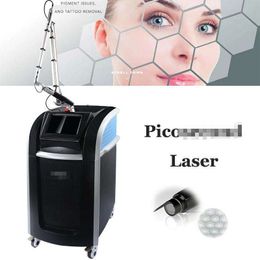 Portable 532nm 1064nm 755nm 3 Wavelengths Picosecond Q Switch Nd Yag Laser Tattoo Removal Machine Colour Tattoo Removal Dark Circles Black Doll Treatment