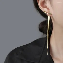 Dangle Earrings Fashion Tassel Long Chain Gold Colour Drop Earring For Women Girls Jewellery Gifts Eh468