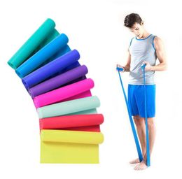 Fitness Supplies 1pc 1 5m Elastic Yoga Pilates Rubber Stretch Resistance Exercises Fitness Band Resistance Bands Expanders93223468097578