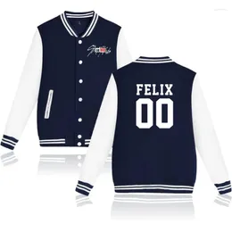 Men's Jackets Korean Stray Kid I Am You Hiphop Fashion And Cool Cartoon Printing Women/men Jacket Jersey Bomber Coats