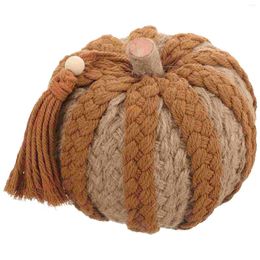 Party Decoration Halloween Decorations Fall Simulation Pumpkin Braided Rope Pumpkins Props Lovely Craft