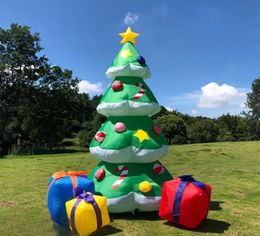 Other Event Party Supplies Inflatable Christmas Outdoor Decorations Dog For Home Garden Yard Toy Santa Claus Tree With Light Xmas Gift 231025