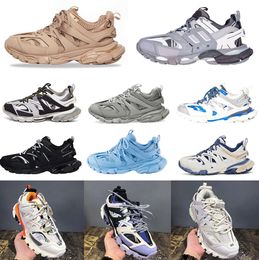 2023 Casual Shoes Triple S track 3.0 Sneakers Transparent Nitrogen Crystal Outsole Running Mens Womens Trainers Black White Green YT665