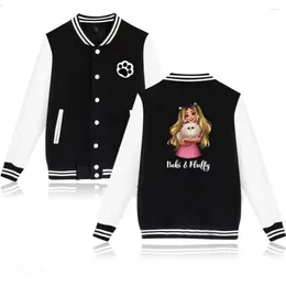 Men's Jackets 2023Rebekah Wing Merch Beki Fluffy 2D Print Sweatshirt Baseball Jacket Men/Women Clothes Streetwear Fashion Kawaii Tops