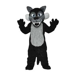 Professional High Quality Wolf Mascot Costumes Christmas Fancy Party Dress Cartoon Character Outfit Suit Adults Size Carnival Easter Advertising