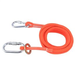 Climbing Ropes 1.6/3m Double-sided Safety Rope Harness Rope for Working at Height Outdoor Safety Belt Electrician Protection Belt Small Buckle 231025