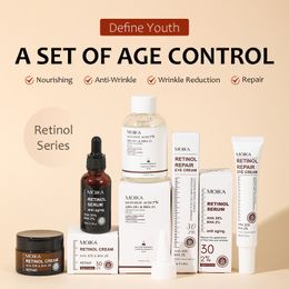 Retinol Face Cream And Eye Serum Firming Lifting Anti-Aging Reduce Wrinkle Fine Lines Facial Skin Care