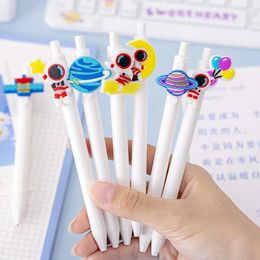 Astronaut Gel Pen Cartoon 0.5mm Black Ink Pens Writing Kawaii School Office Supply