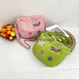 Shoulder Bags Handbags Women's Cross Body Bag Lightweight Corduroy Handbag Adjustable Shoulder Strap Capacity Casual Travel Soap Bagstylishyslbags